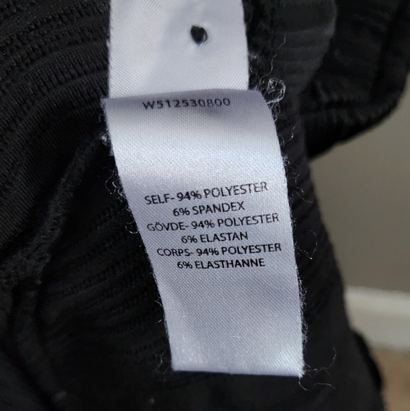 Opening Ceremony Black Lotus peplum flounce hem jacquard stretch midi dress M - Picture 9 of 10